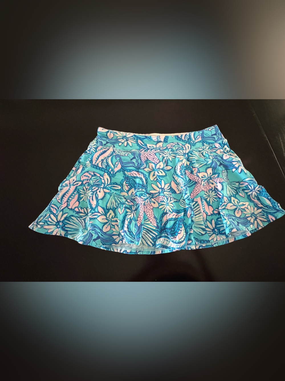 Lilly Pulitzer Luxletic Corinne Skort UPF 50 in Sound THE SIRENS Print SZ Small. - Picture 3 of 6